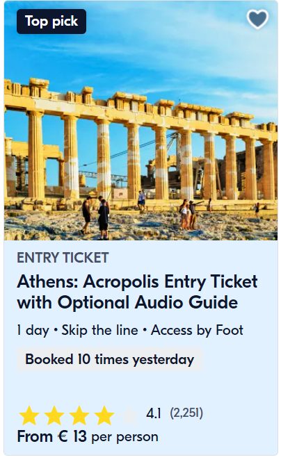 Acropolis Tickets Types Prices and Buying