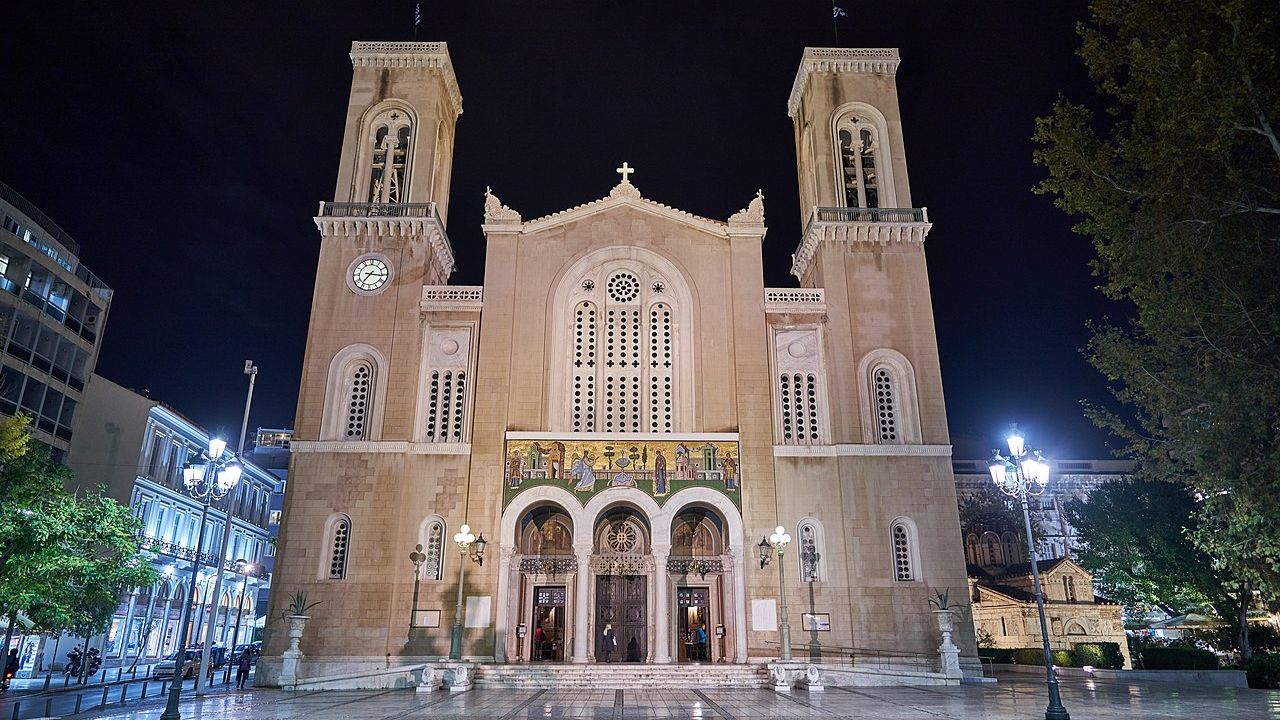 The Metropolitan Cathedral of Athens on November 14, 2019