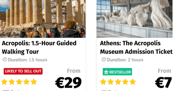 Tickets for the Acropolis